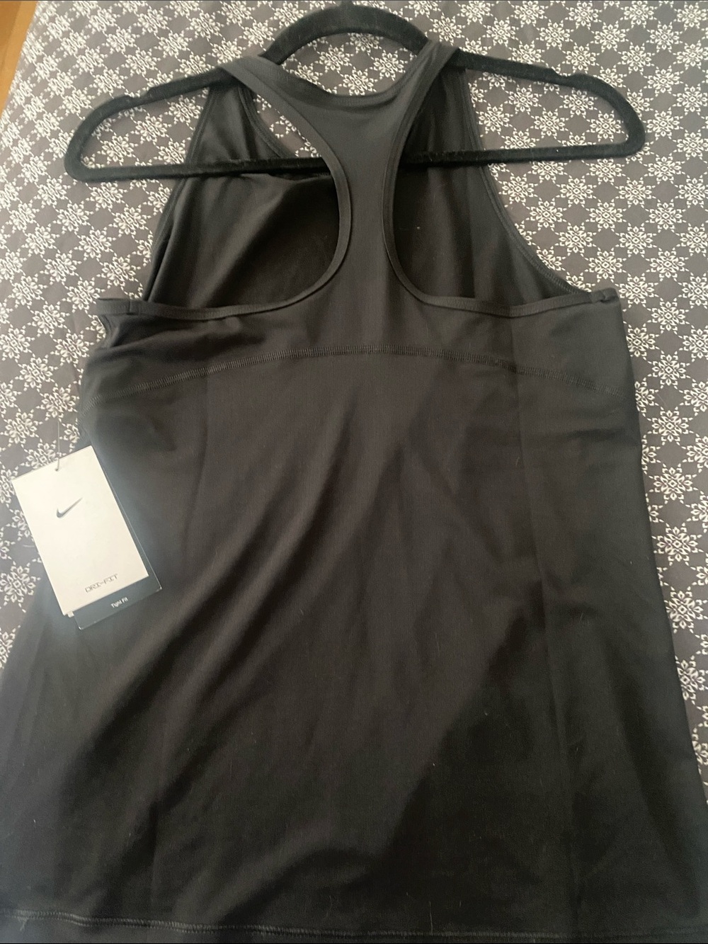 Nike Black Racerback Athletic Tank Top - Picture 9 of 10